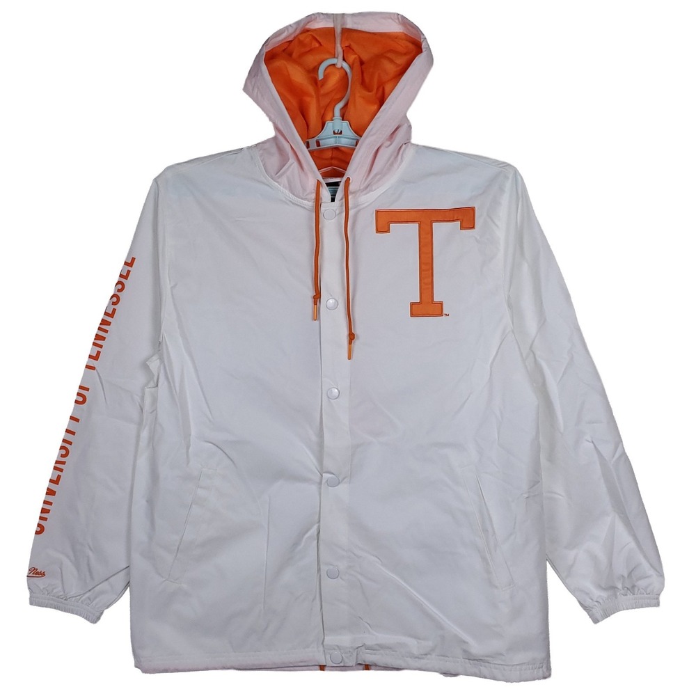 Tennessee Vols Mitchell & Ness NCAA Large Windbreaker‎ Jacket White NWT